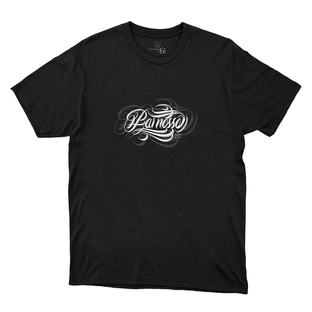 Camiseta Preta - Deus. - CAMISETAS DA FÉ