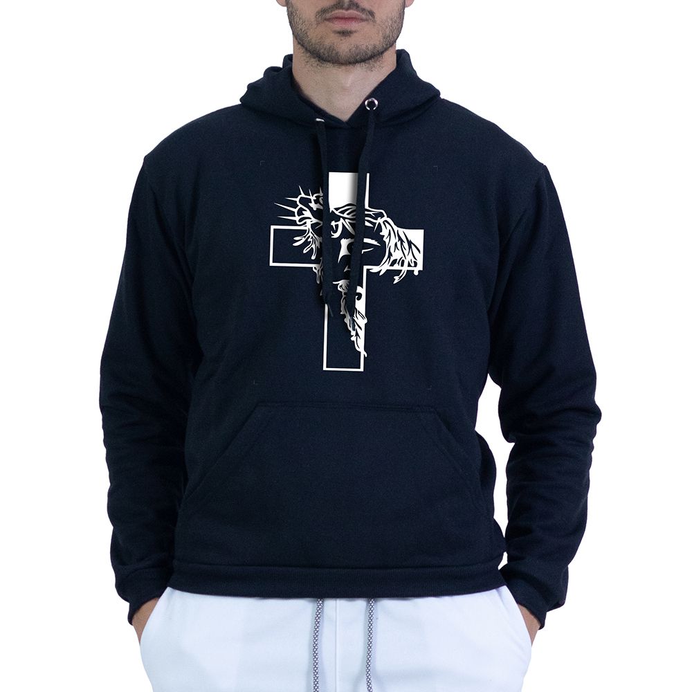Moletom Preto Unissex - Texto Bíblico - CAMISETAS DA FÉ