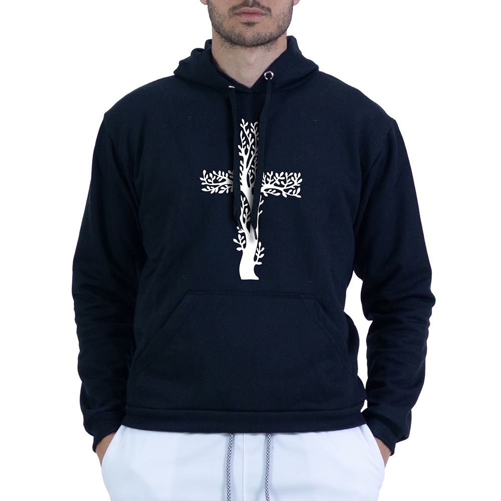 Moletom Preto Unissex - Texto Bíblico - CAMISETAS DA FÉ