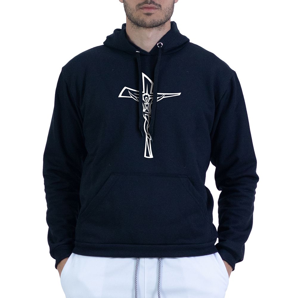 Moletom Preto Unissex - Texto Bíblico - CAMISETAS DA FÉ
