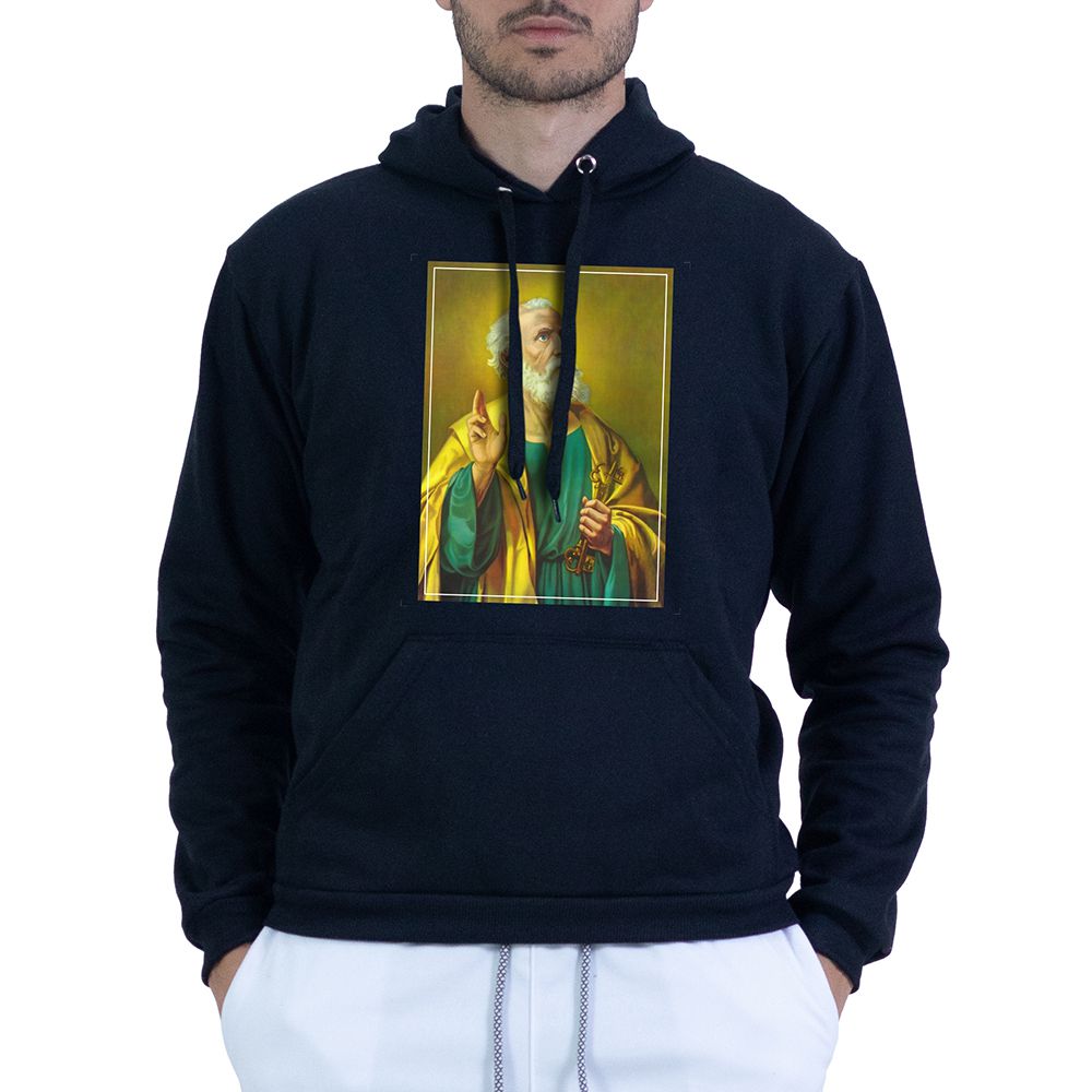 Moletom Preto Unissex - Texto Bíblico - CAMISETAS DA FÉ
