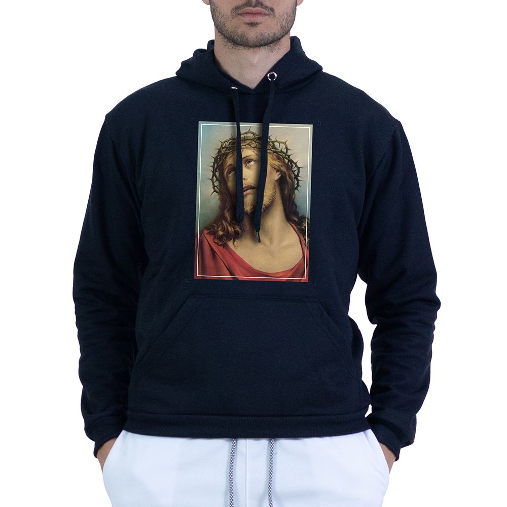 Moletom Preto Unissex - Texto Bíblico - CAMISETAS DA FÉ