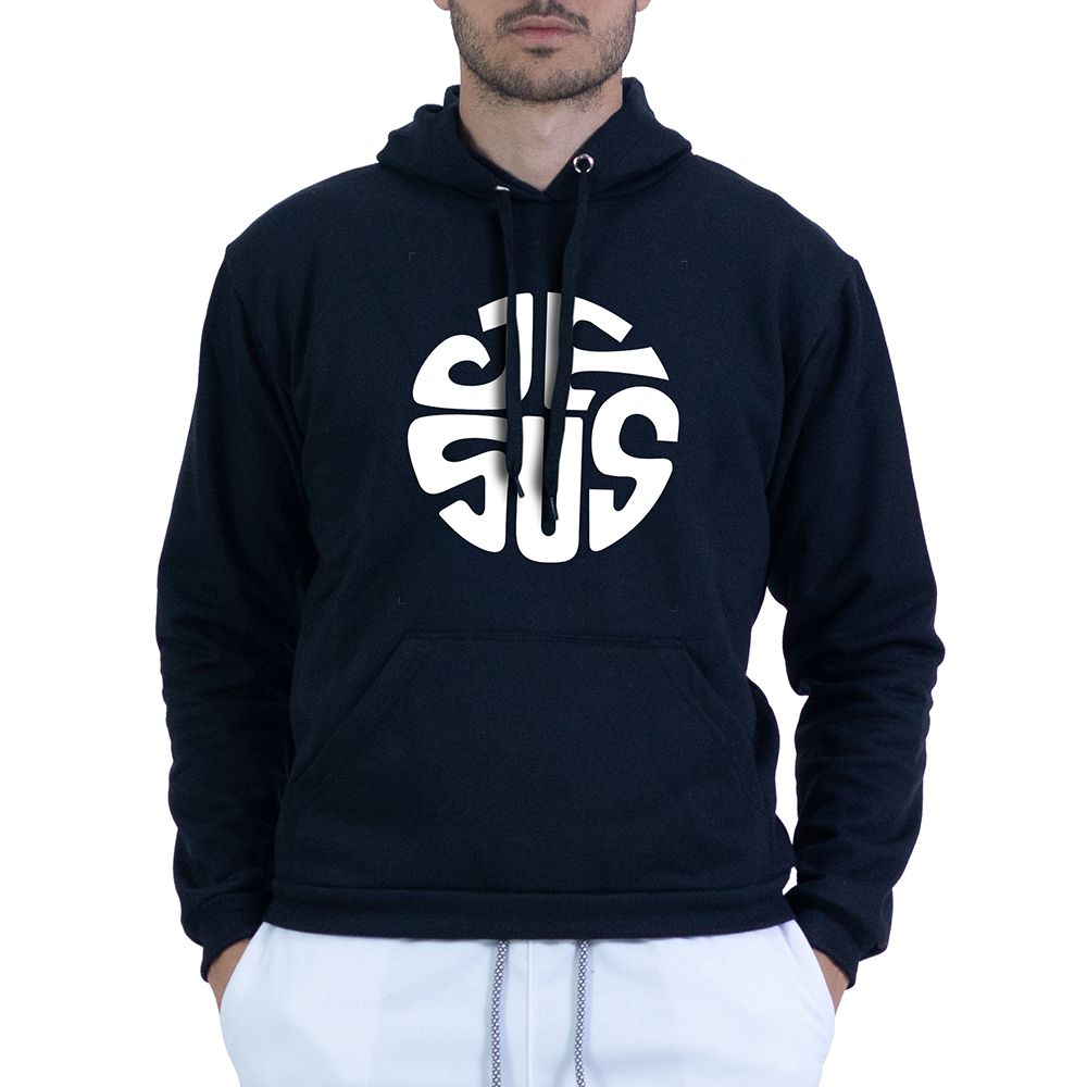 Moletom Preto Unissex - Texto Bíblico - CAMISETAS DA FÉ