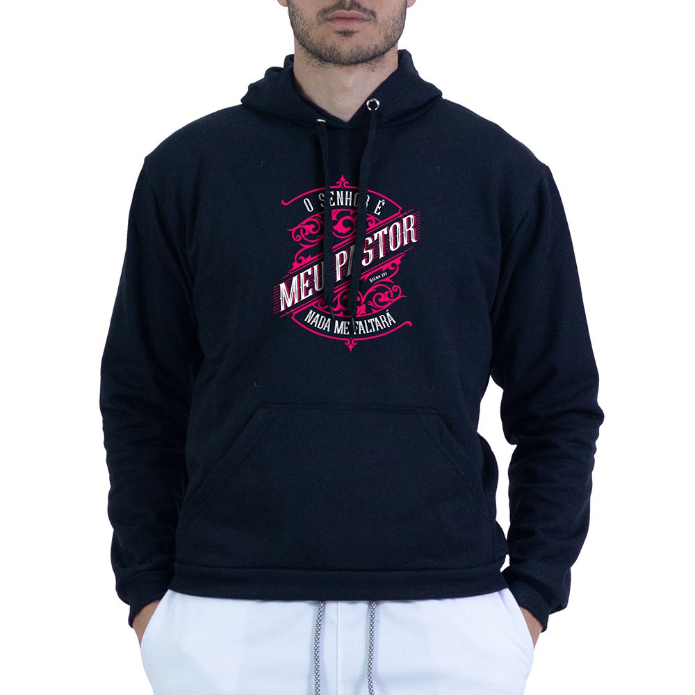 Moletom Preto Unissex - Texto Bíblico. - CAMISETAS DA FÉ