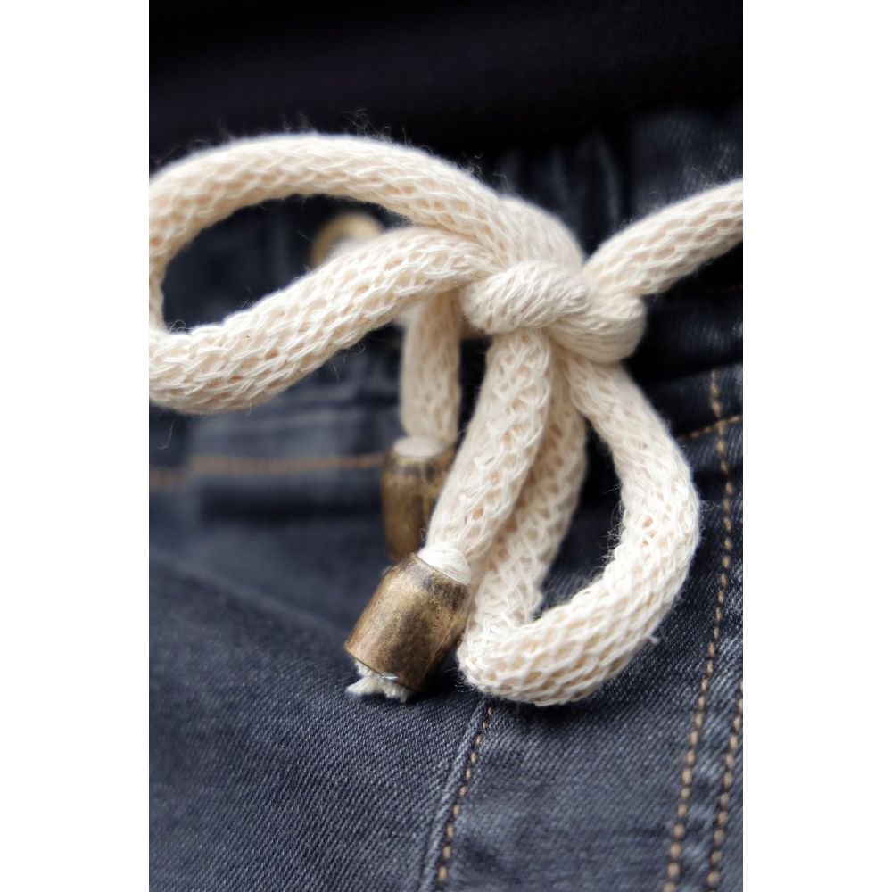 Calça Jeans Jogger Cargo Skinny Punho Elástico Codi Jeans Cinza