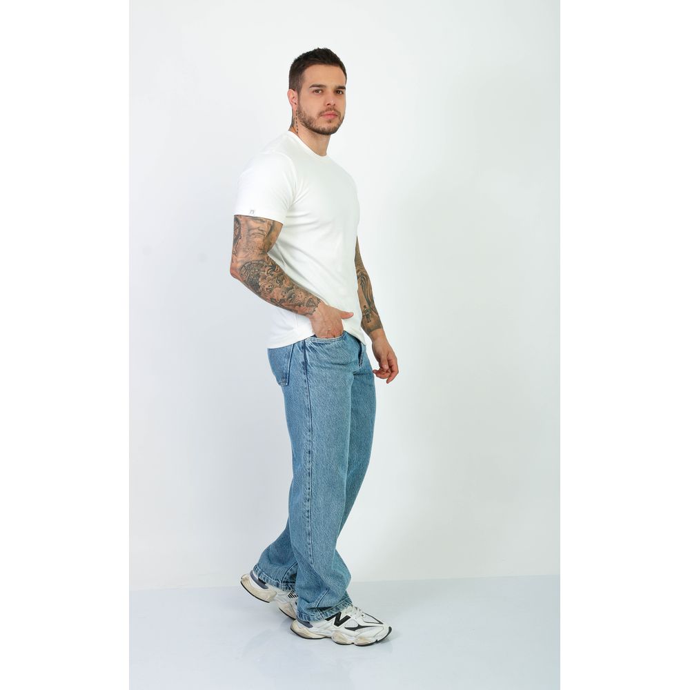 Camiseta Slim Fit Branca Masculina Suedine Malha Egipcia Branco