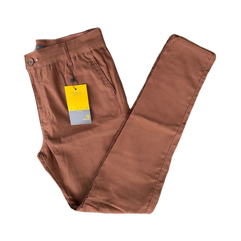 Calça Alfaiataria Bengaline Skinny Semi Social Cor Marrom