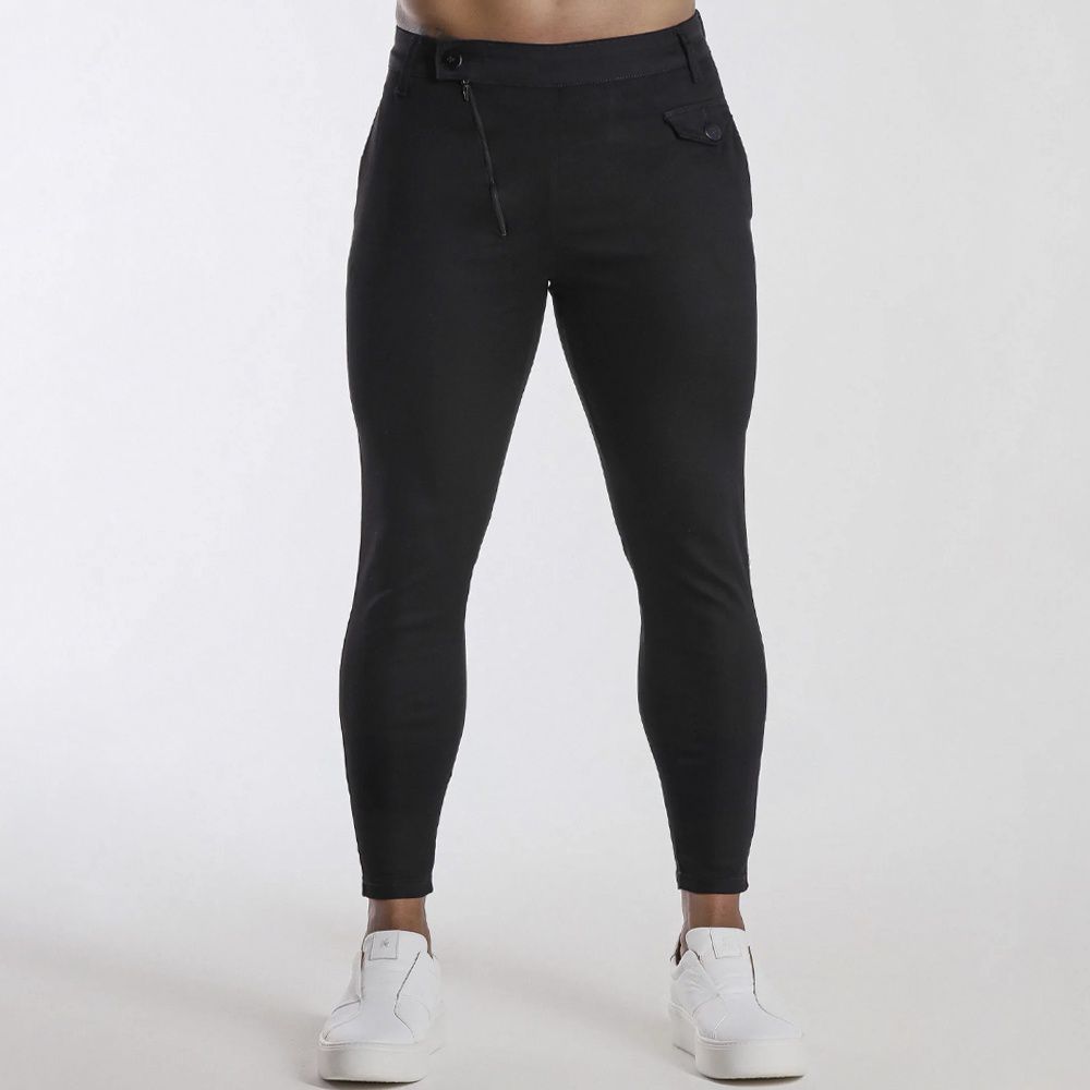 Calça Alfaiataria Preta Skinny Codi Jeans Ziper Alfaiate