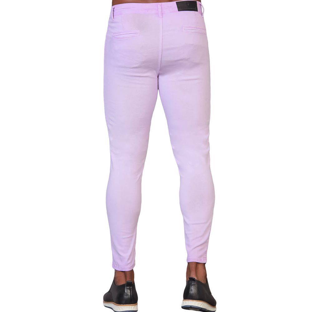 Calça Alfaiataria Lilás Skinny Social Masculina Codi Jeans