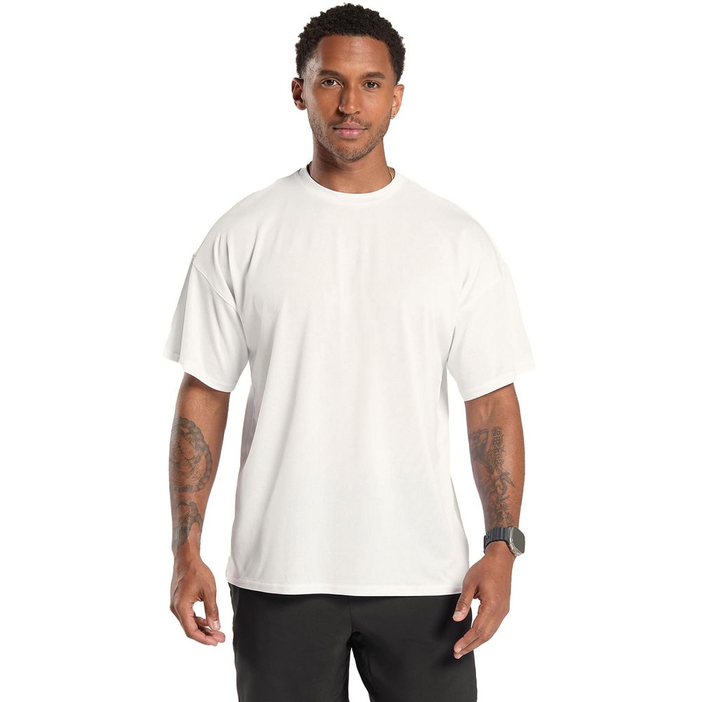 Camiseta Oversized Streetwear Basic Masculina Off White