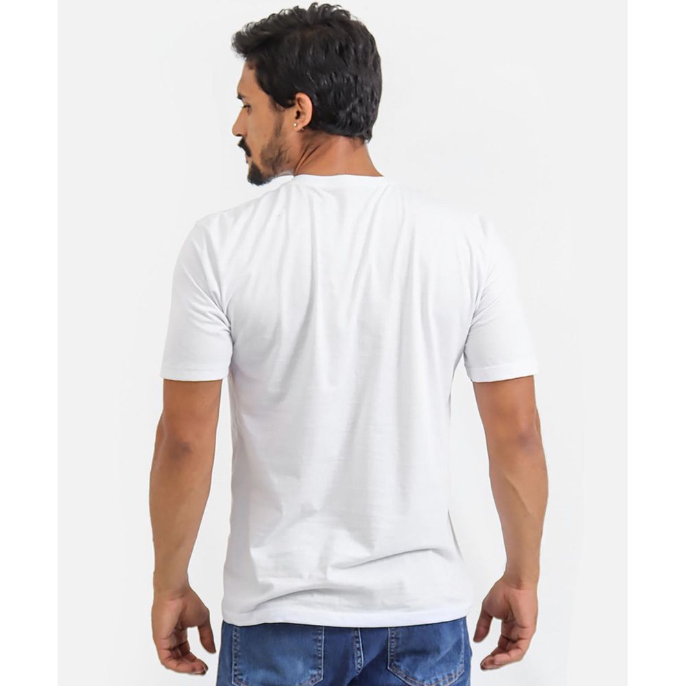 Camiseta Estampada Freddie Mercury Queen Rock - Branco