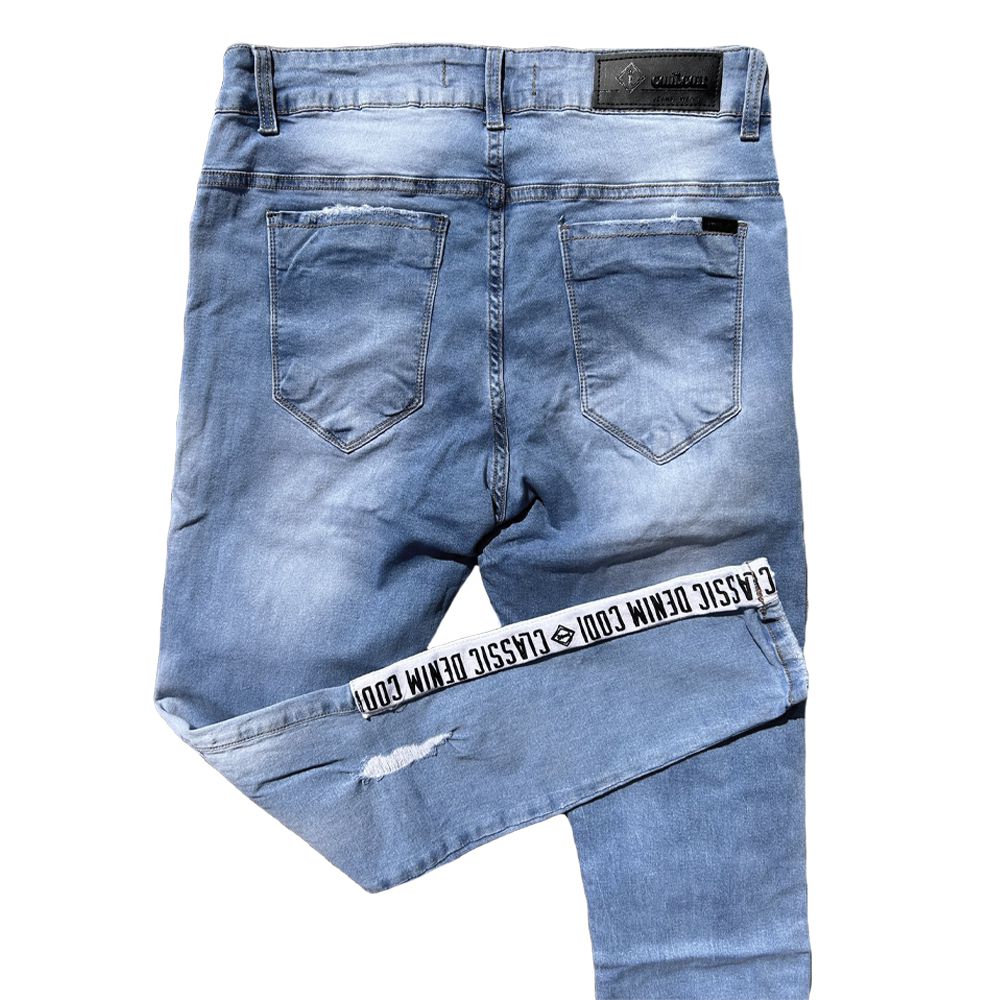 China Calça Jeans Reta Descontraída Personalizada Em Escuro Macio Stretch  Slim Fit Calça Jeans Masculina Fabricantes, Fábrica - Serviço de Atacado -  YIMENG