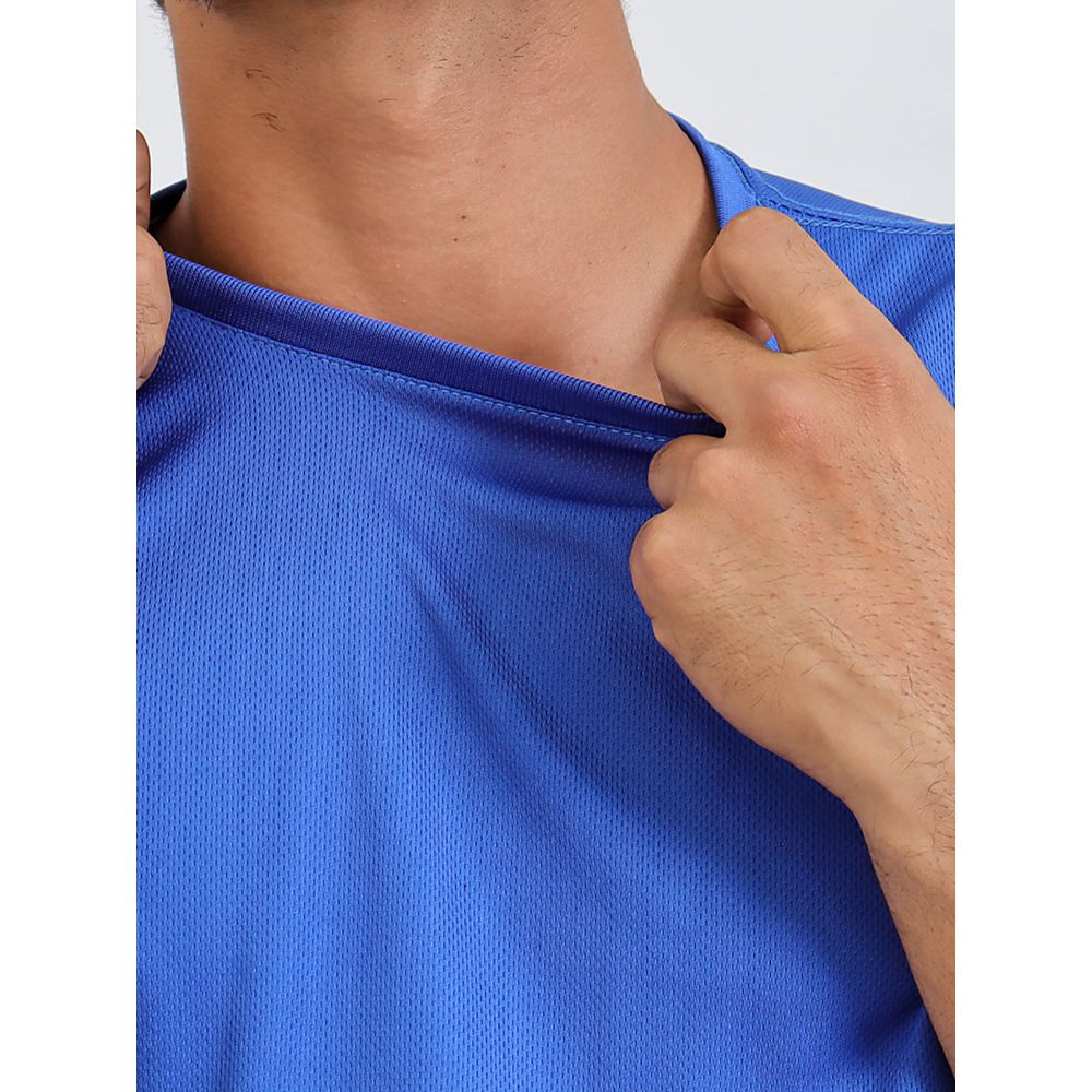 Camiseta Dry Slim Masculina Esportiva Academia Treino - Azul Royal
