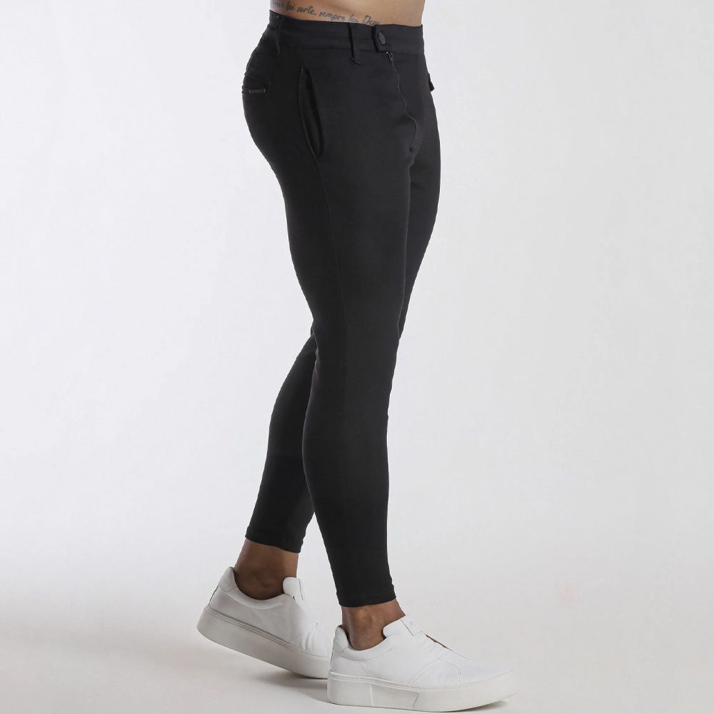 Calça Alfaiataria Preta Skinny Codi Jeans Ziper Alfaiate