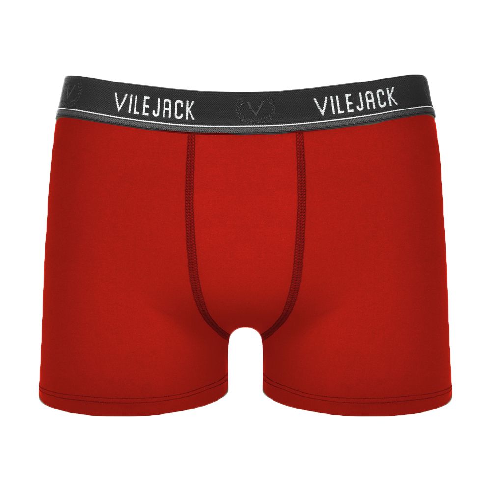 Cueca Boxer Polysuede Vermelho/Preta