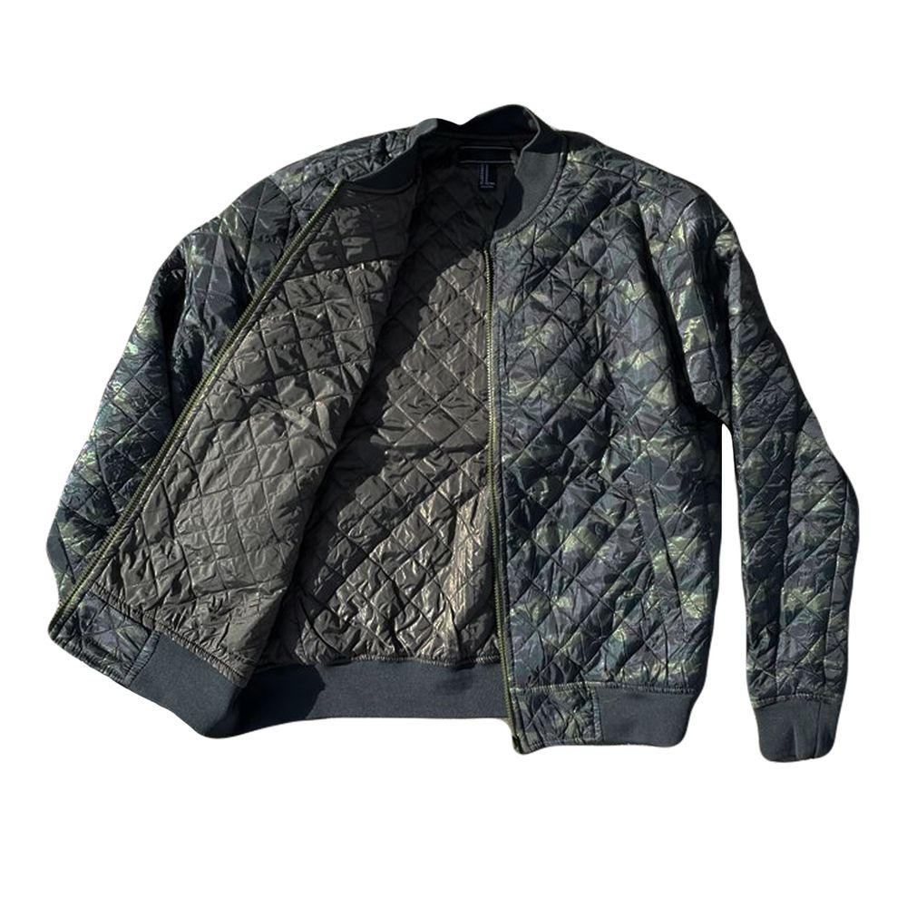 Jaqueta Camuflada Masculina Nylon Bomber Matelassê Premium