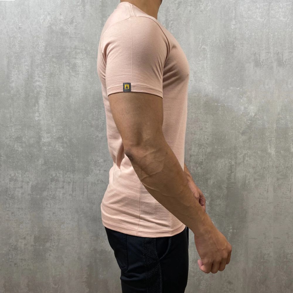 Camiseta Slim Fit Gola Redonda Manga Curta Masculina Básica
