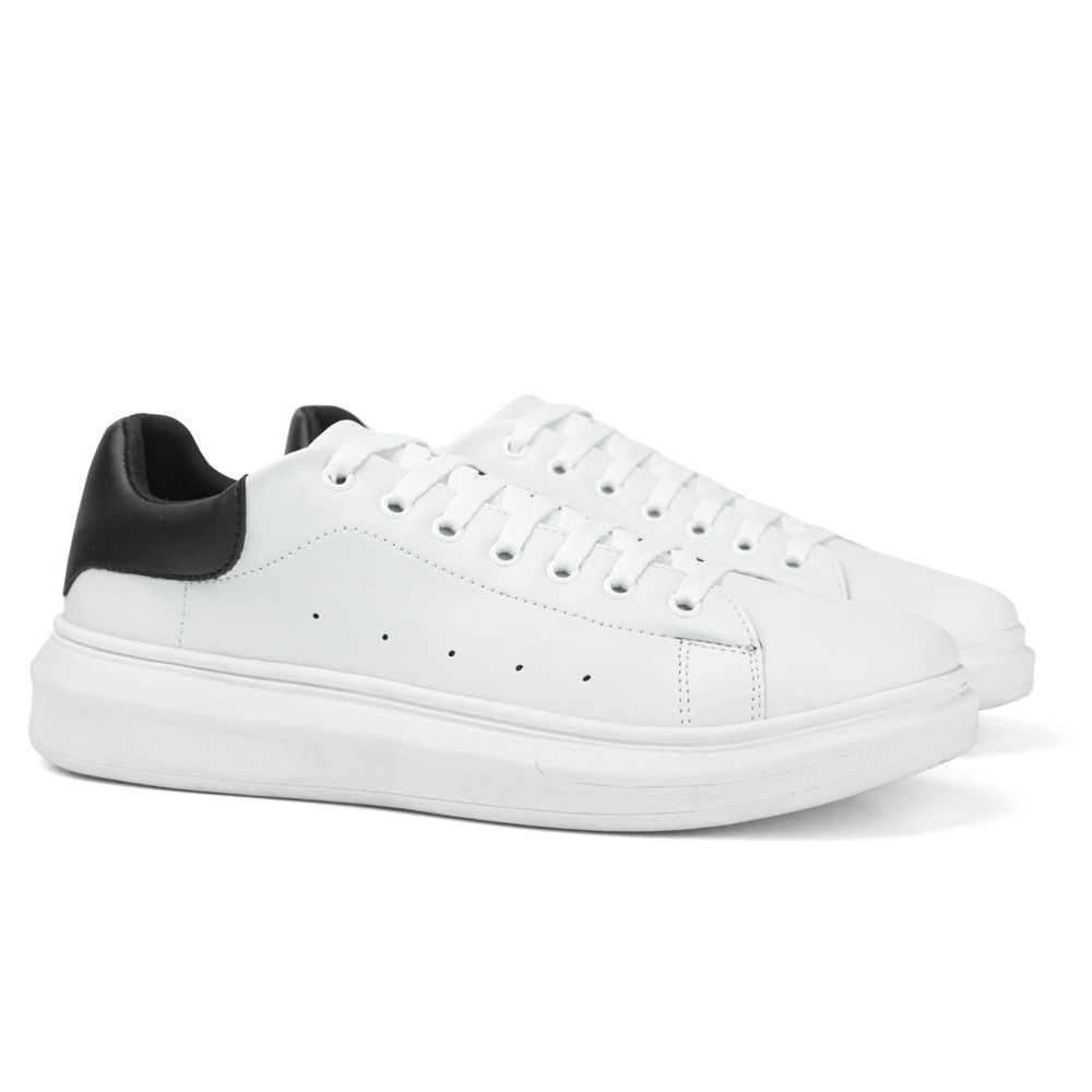 Tenis Sneaker CS8 Casual Macqueen Sola Alta Sapatênis Conforto - Branco