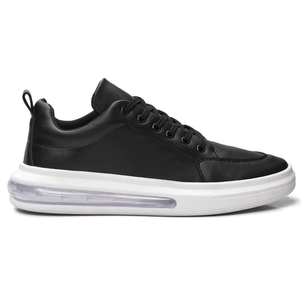 Tênis Air Preto Solado Com Amortecedor Casual Masculino Lançamento