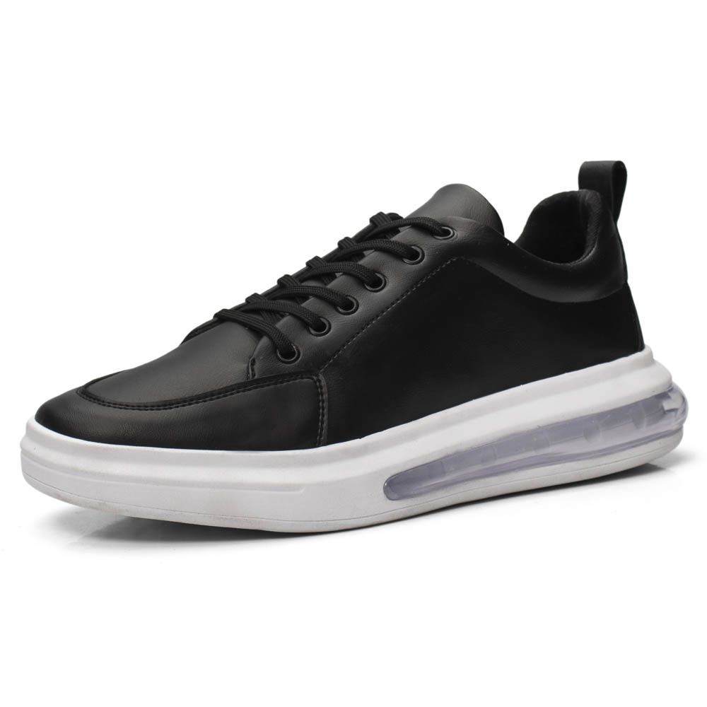 Tênis Air Preto Solado Com Amortecedor Casual Masculino Lançamento