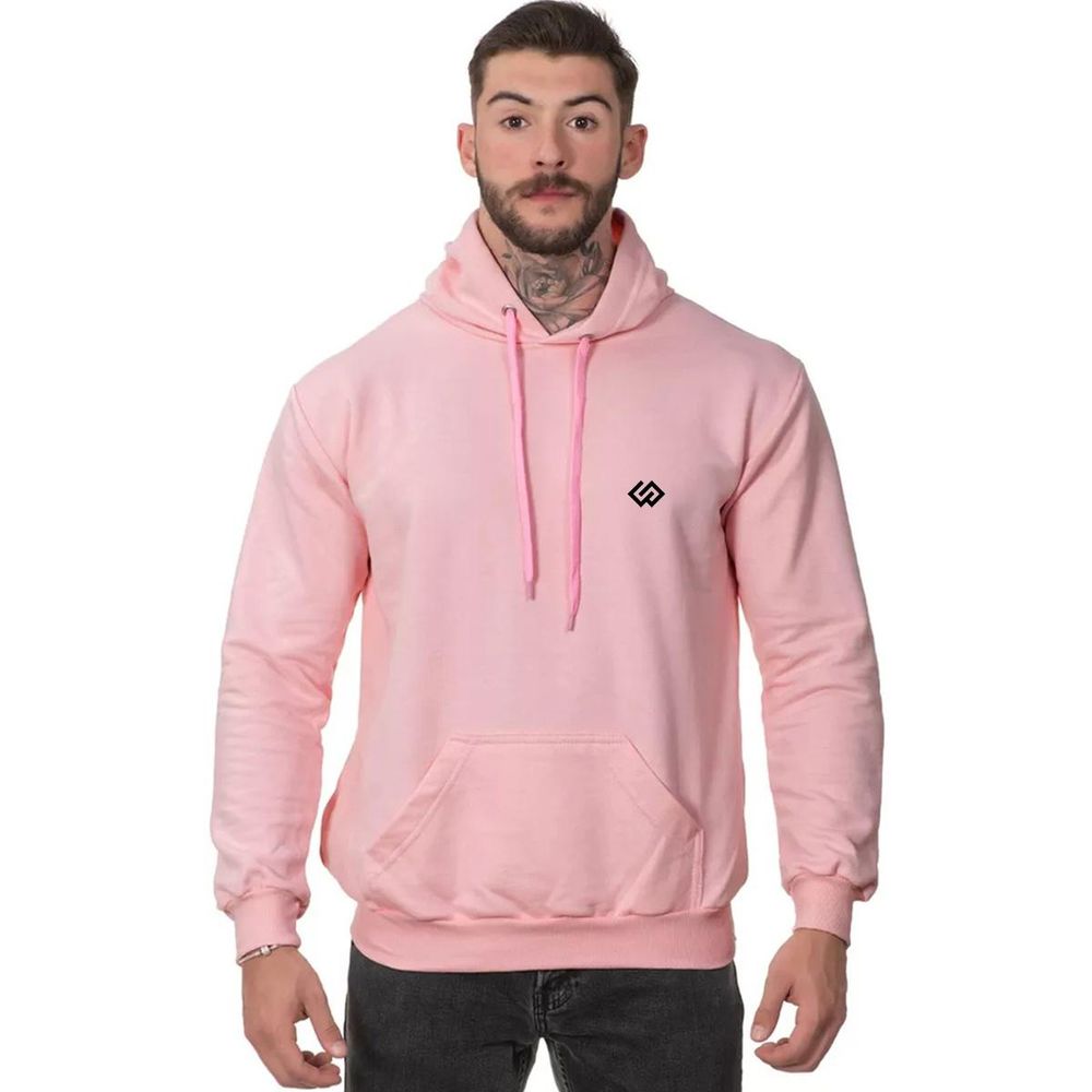 Moletom Blusa De Frio Bolso Canguru Estampa Básica Premium