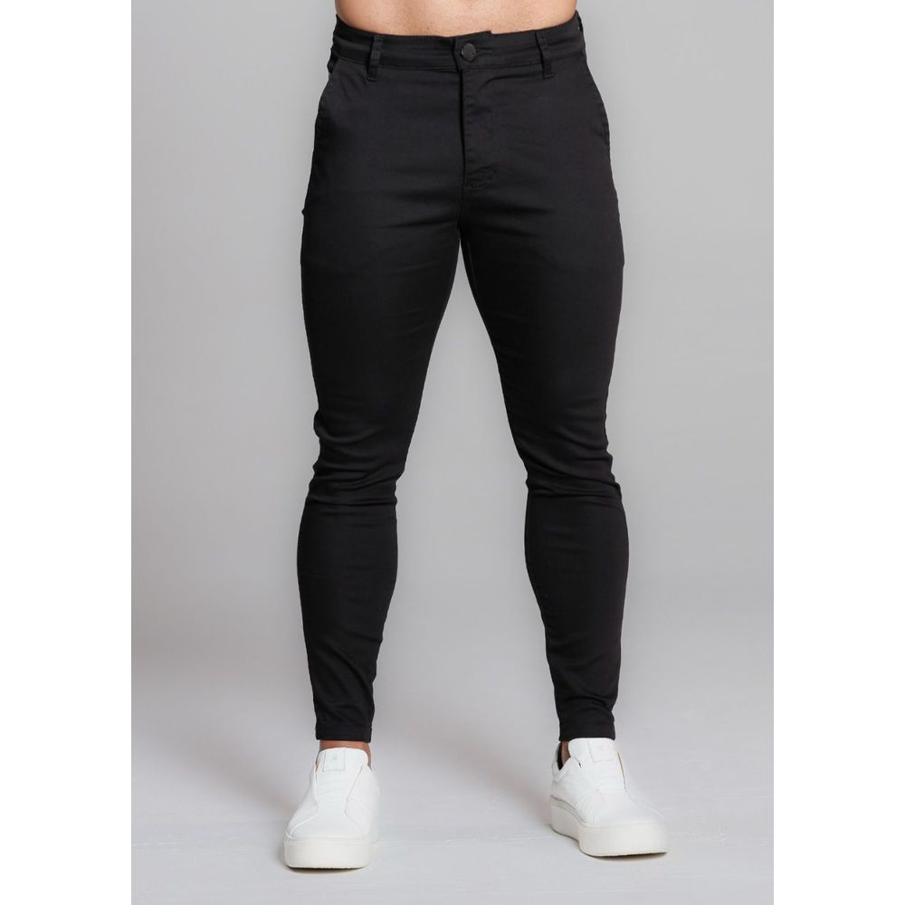 Calça Alfaiataria Preta Skinny Masculina Premium Social Codi Jeans
