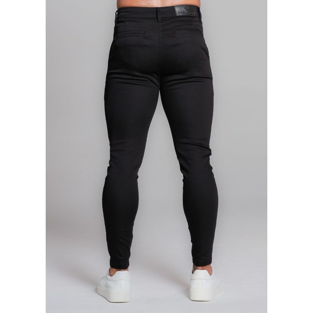Calça Alfaiataria Preta Skinny Masculina Premium Social Codi Jeans