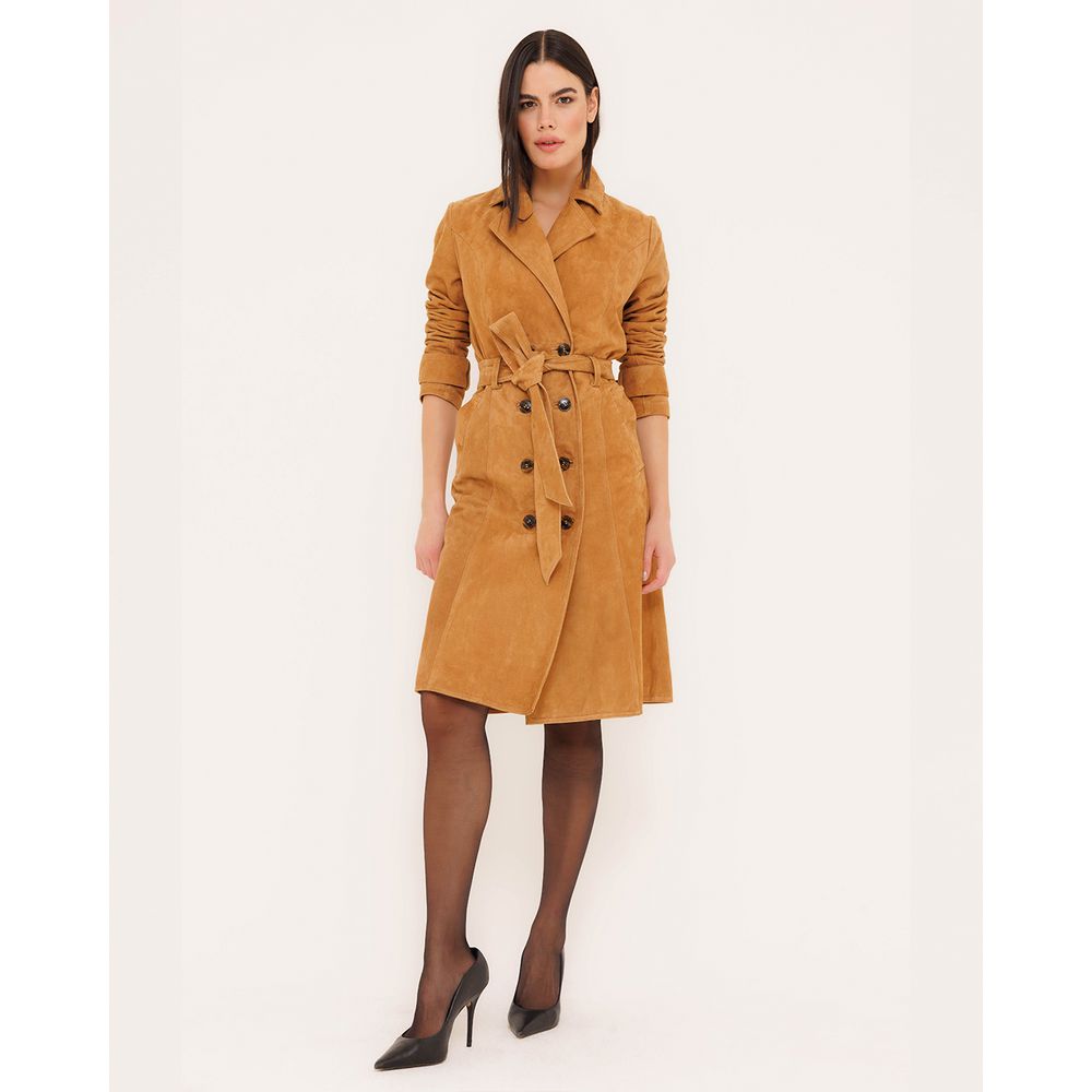 Trench Coat Ticiane - Camurça