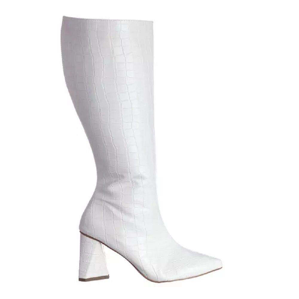 Bota Damers Feminina De Cano Longo Salto Triângulo
