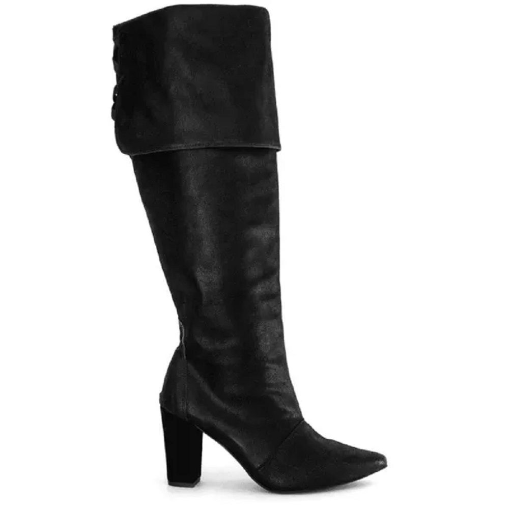 Bota Damers Feminina De Cano Alto Grosso Nobucado