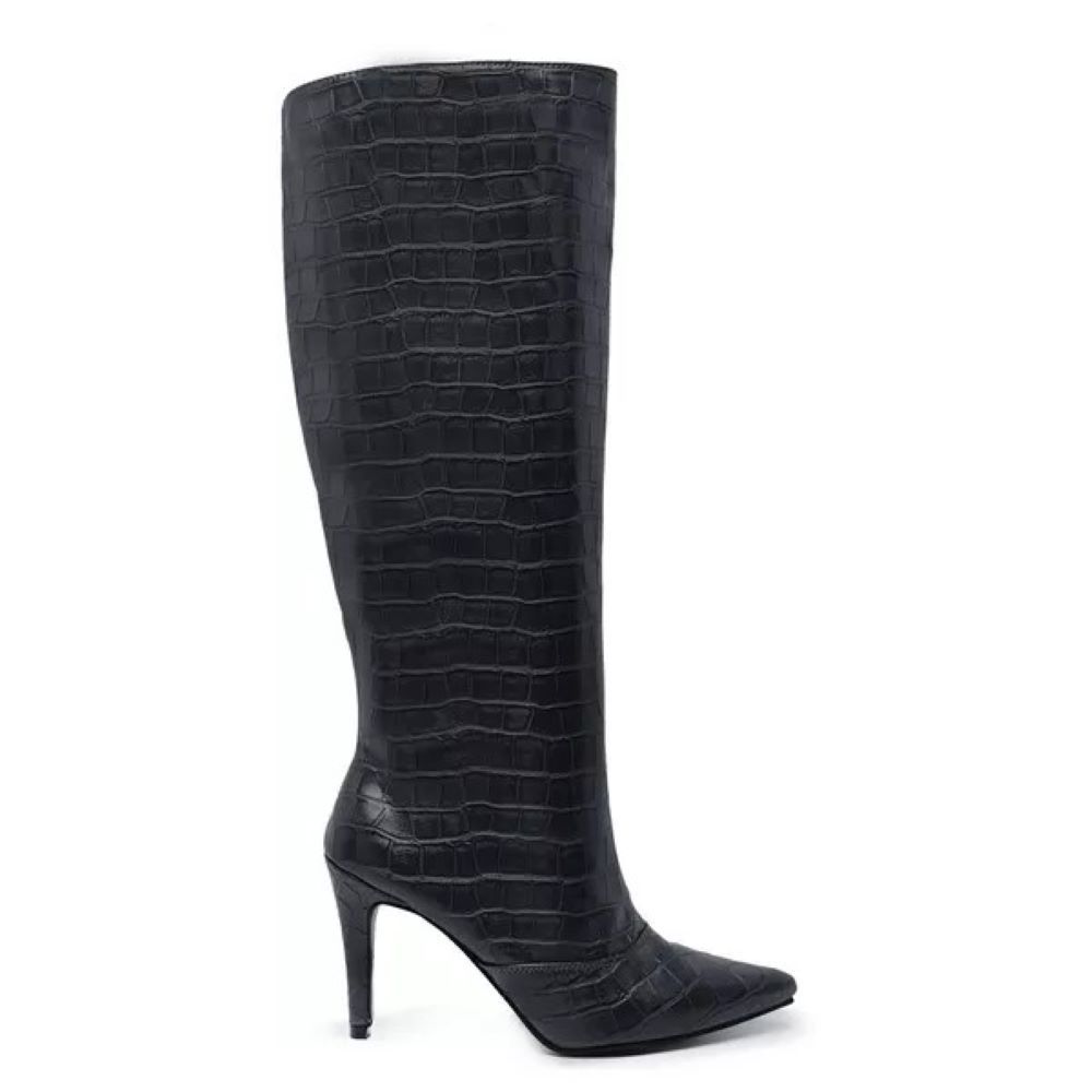 Bota Damers Feminina De Cano Longo Salto Fino