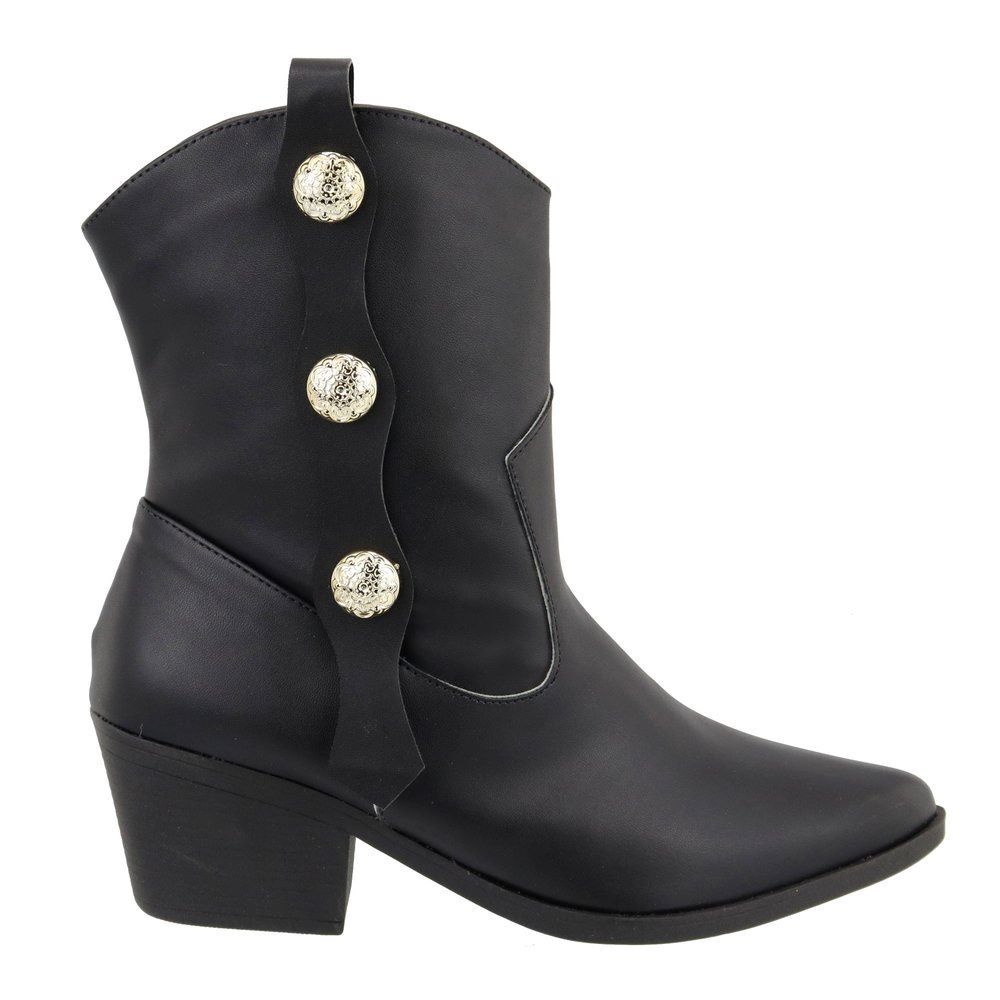 Bota Damers Feminina Western Boton Lateral