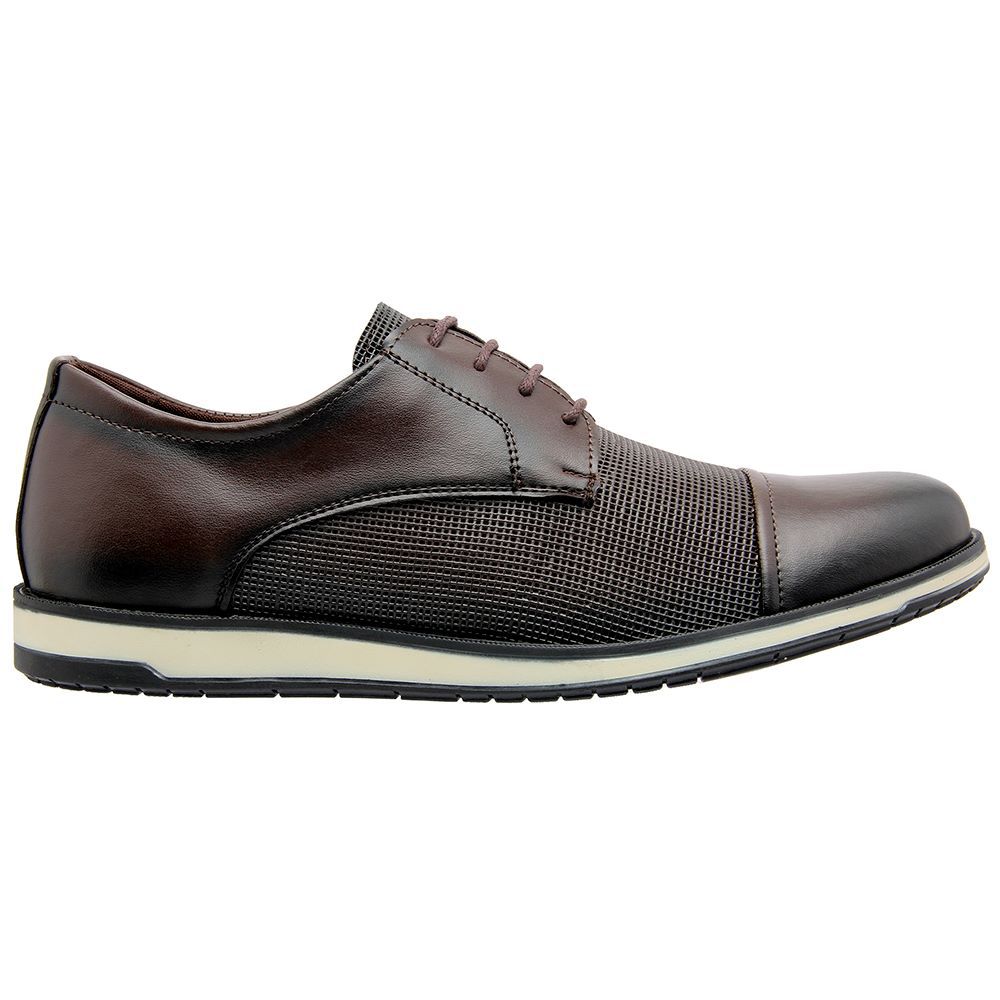 Sapato Damers Oxford Masculino Marrom