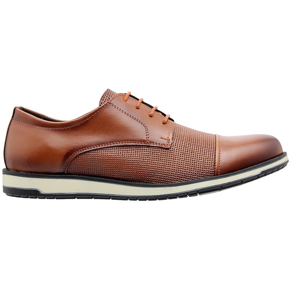 Sapato Damers Oxford Masculino Caramelo