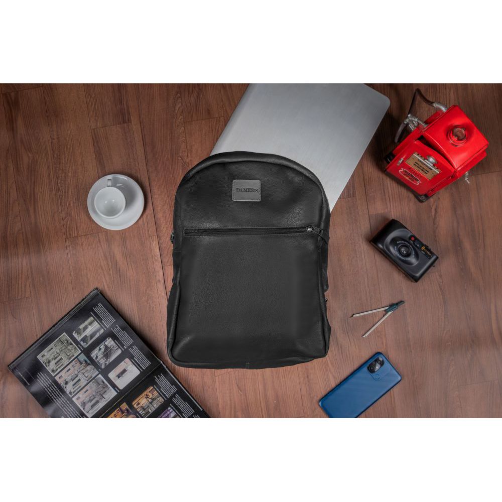 Mochila Damers em Couro Legítimo Casual