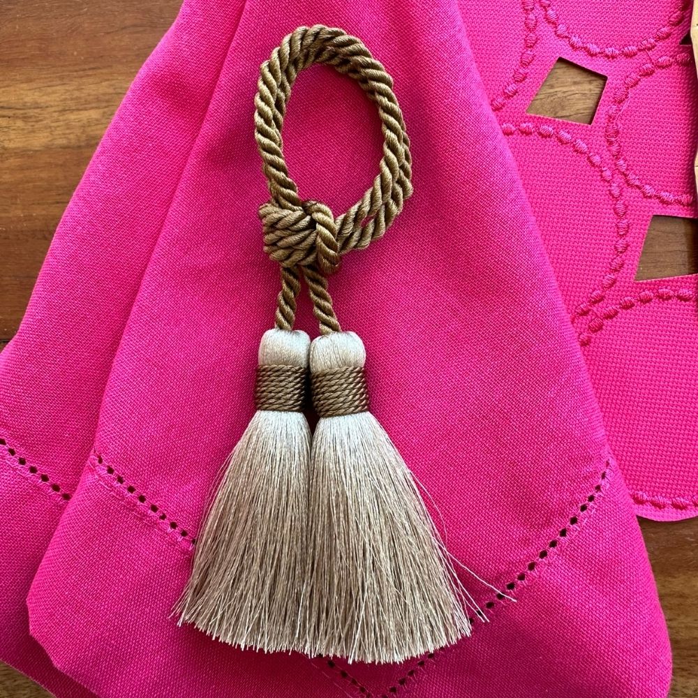 Porta Guardanapo Tassel Nude