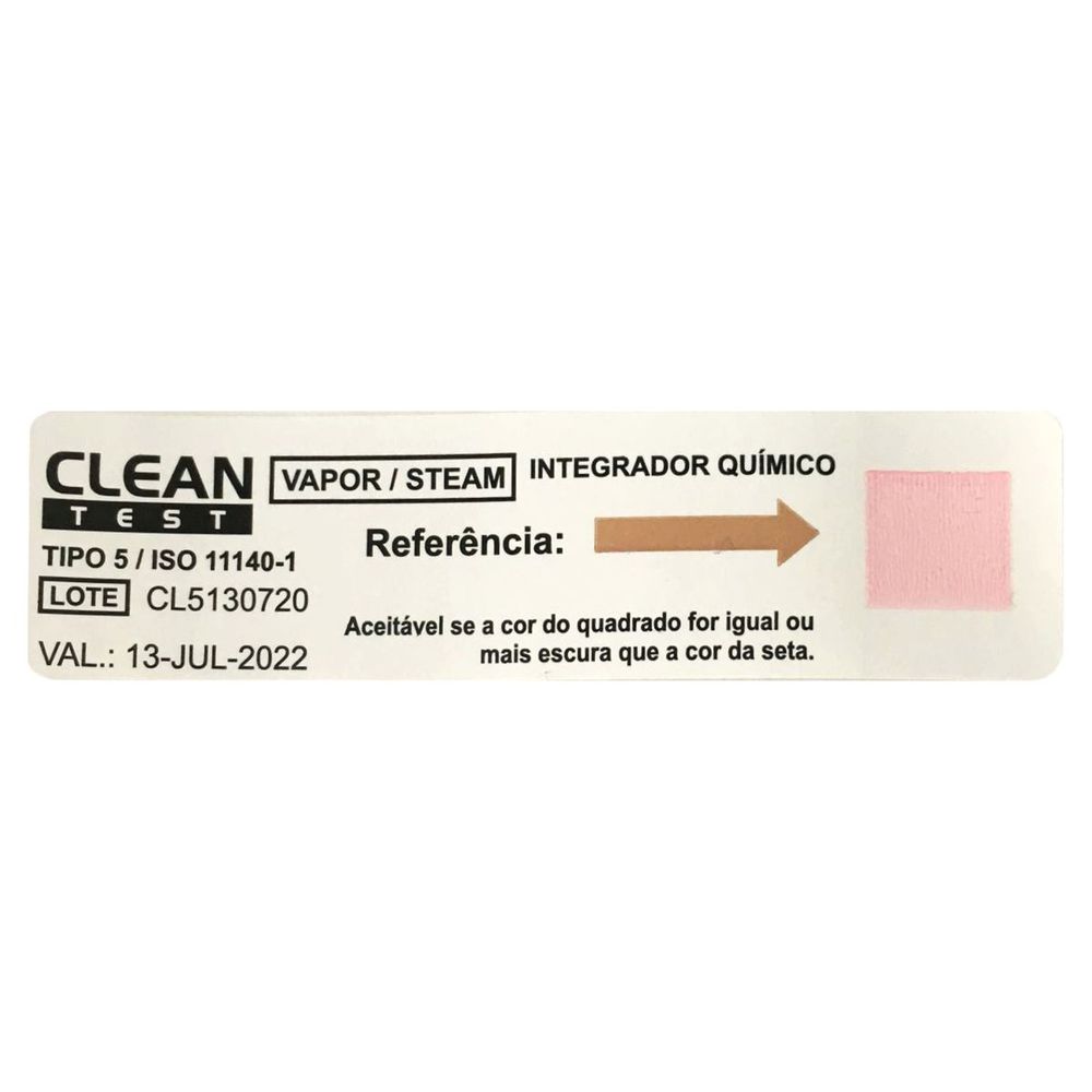 DT-542 - Integrador / Teste Químico Classe 5 Clean... - DENTAL TIBA