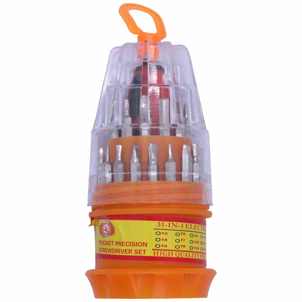 FE-012 - Kit Jogo Chaves de Precisão 31 Peças Torx... - DENTAL TIBA