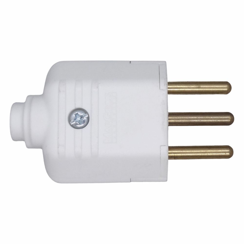 DT-525 - Plug Macho 3 Pinos 10a - DENTAL TIBA