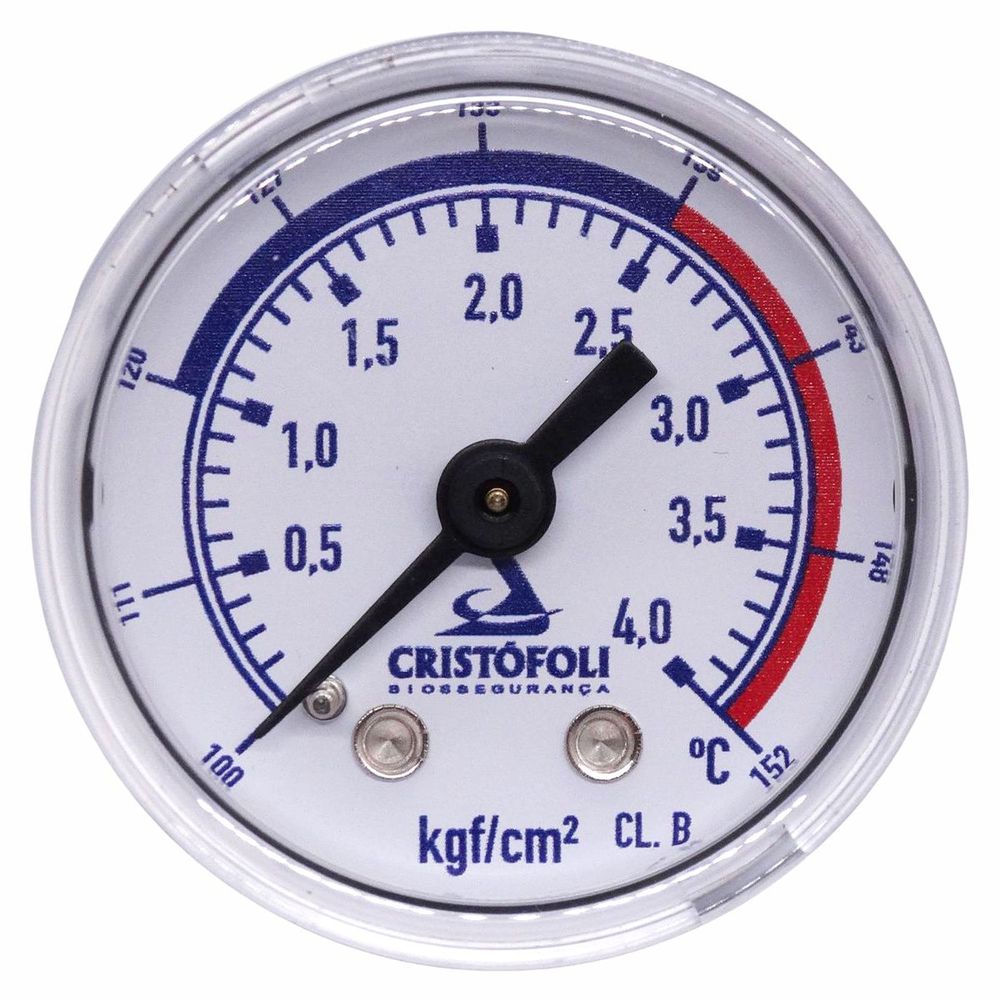 CR-060 - Manômetro Vt 12/21 para Autoclave Critofo... - DENTAL TIBA