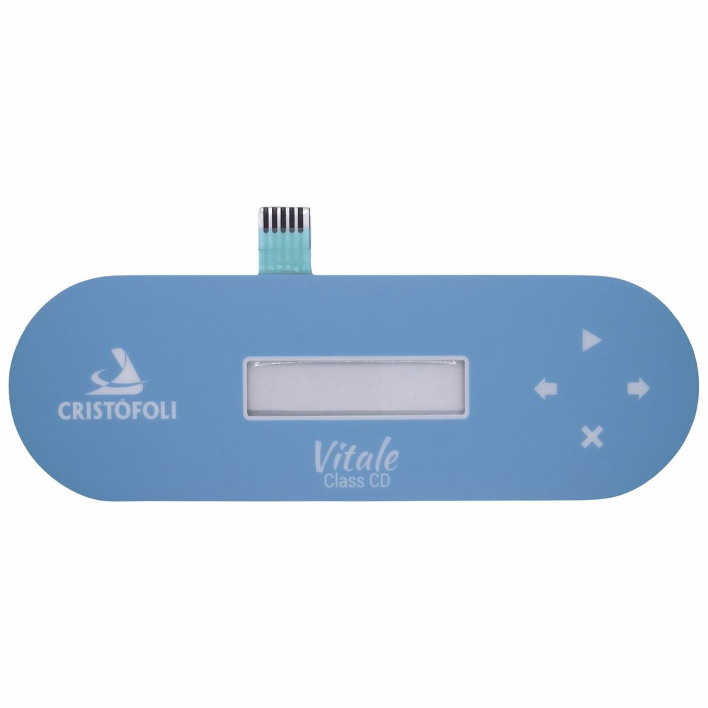 CCL-021 - Teclado Membrana para Autoclave Cristofo... - DENTAL TIBA