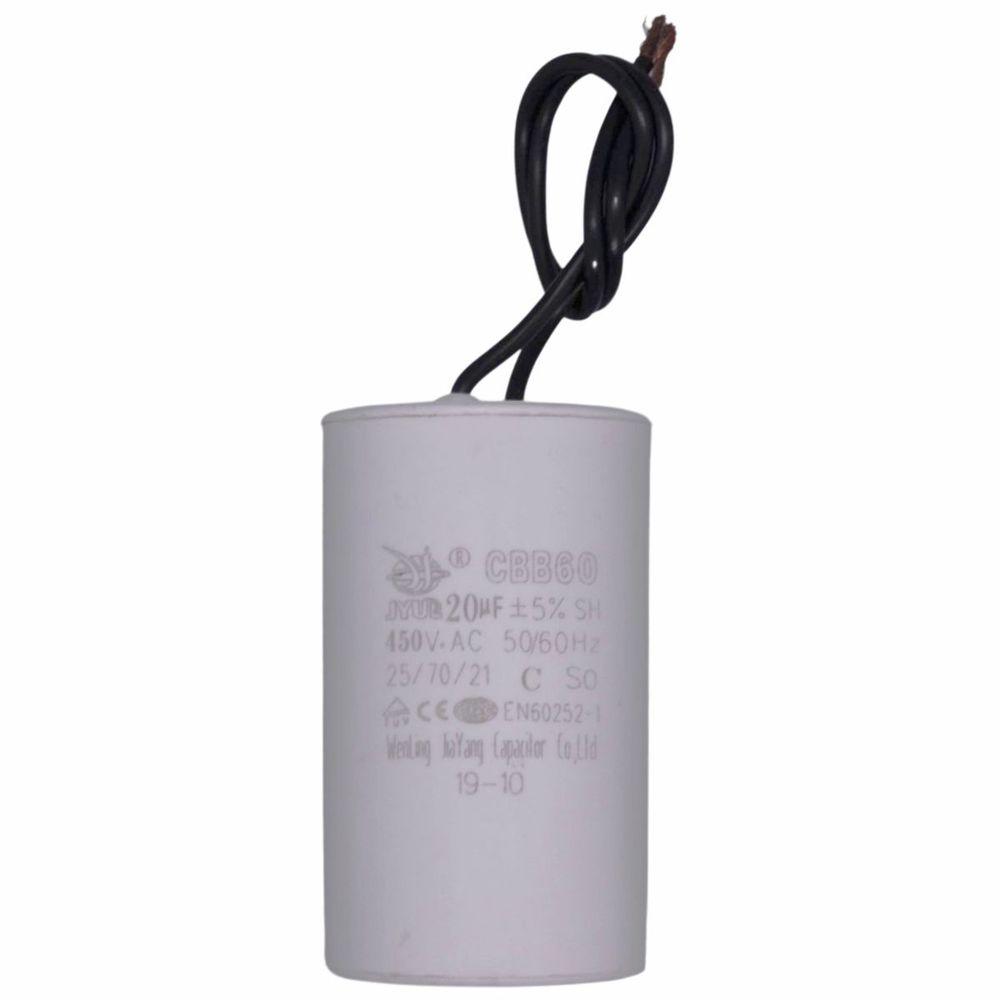 CC-022 - Capacitor 50/60hz - 20 Microfarad 250 Vac... - DENTAL TIBA