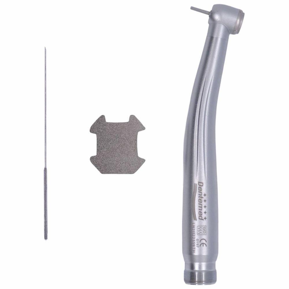 EQ-001 - CANETA DE ALTA ROTAÇÃO DENTEMED PUSH BUTT... - DENTAL TIBA