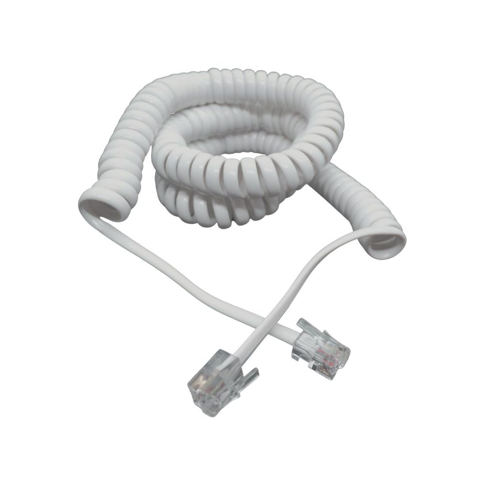 TR-011 - CordÃo TelefÔnico Espiral Para Raio-x Bra... - DENTAL TIBA