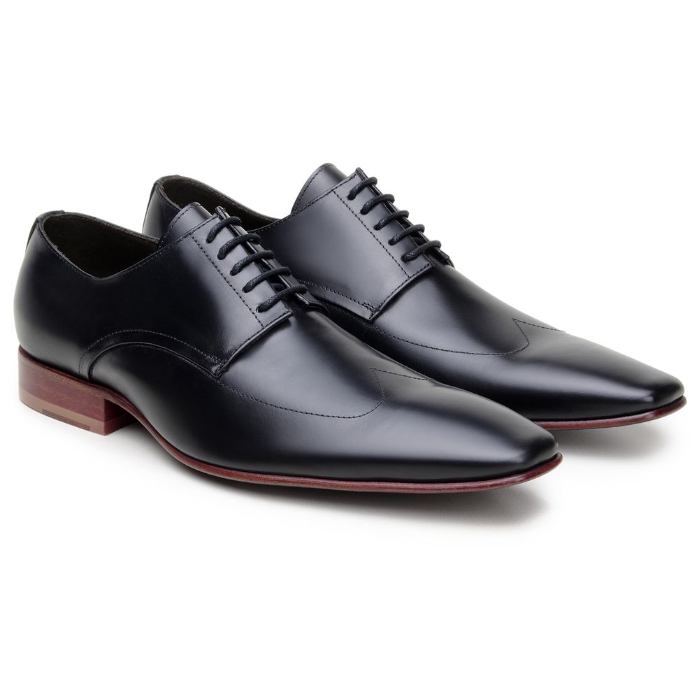 Sapato Social Derby Costa Preto