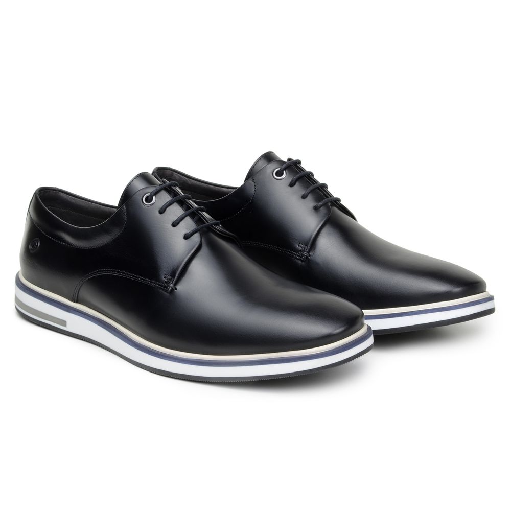Sapato Casual Derby Zanini Preto