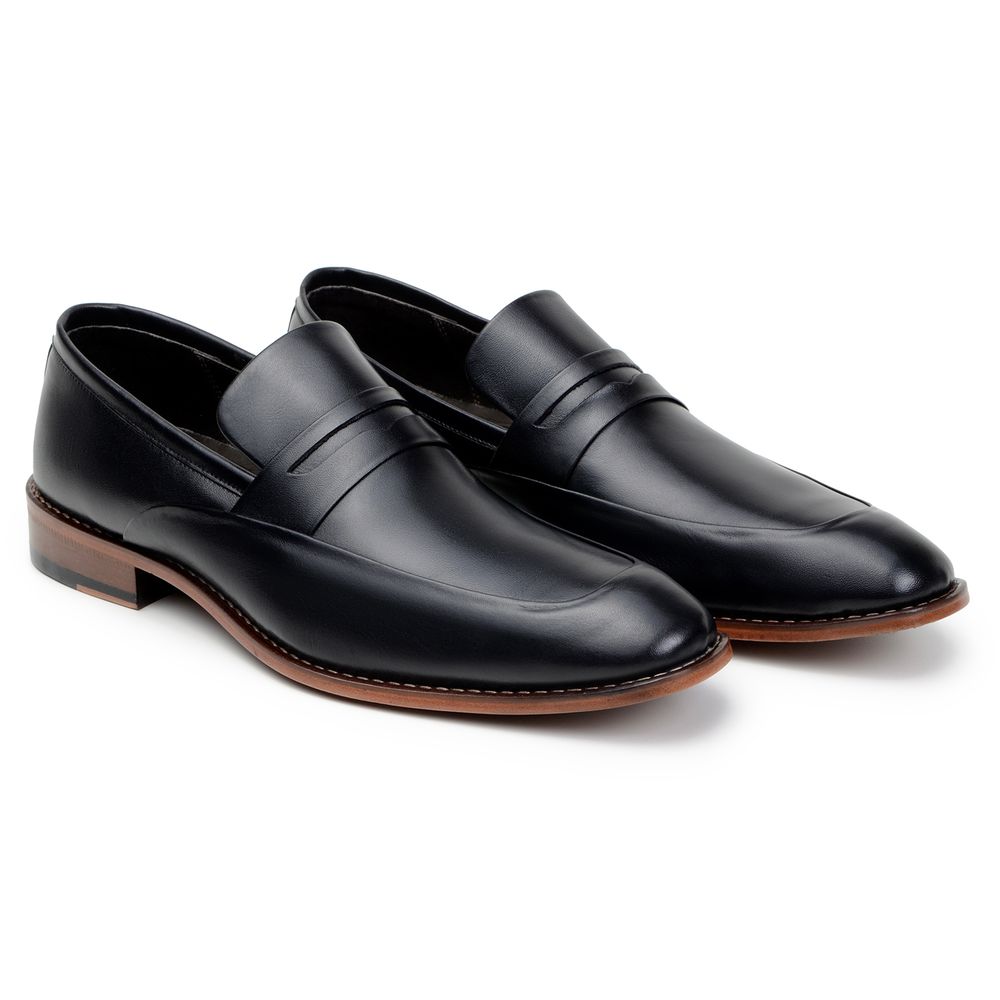 Sapato Social Loafer Edoardo Preto