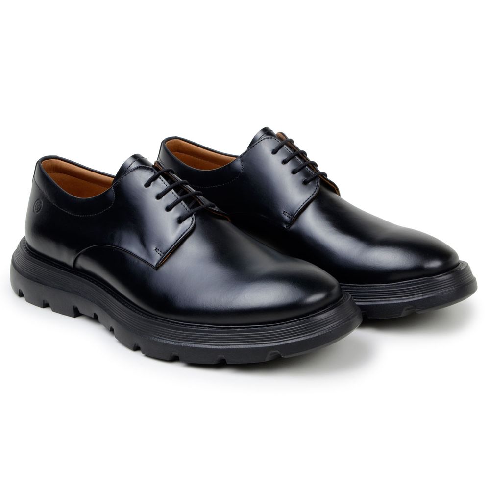 Sapato Casual Derby Francesco AllBlack
