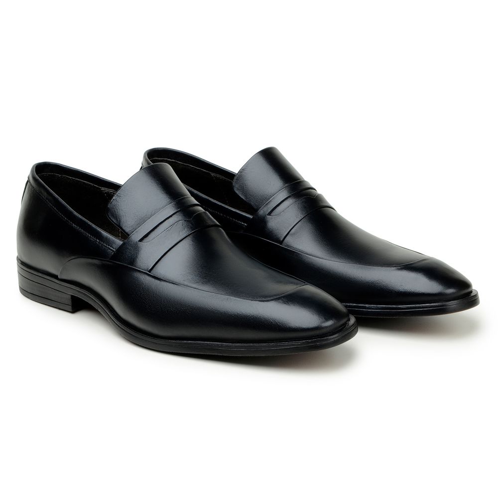 Sapato Social Loafer Adamo Preto 