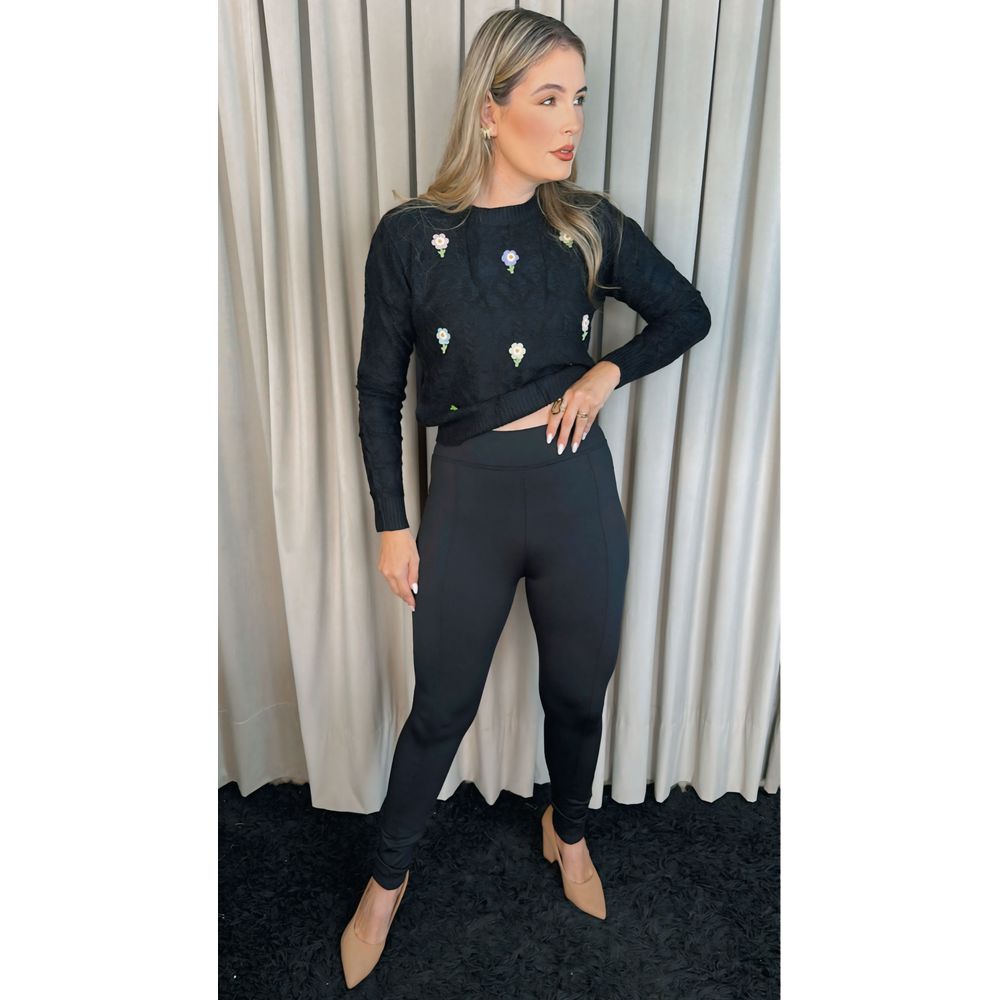 Calça Feminina Montaria - Preta - Cod 274